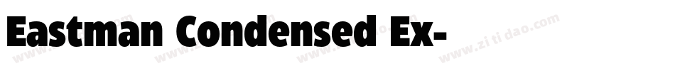 Eastman Condensed Ex字体转换